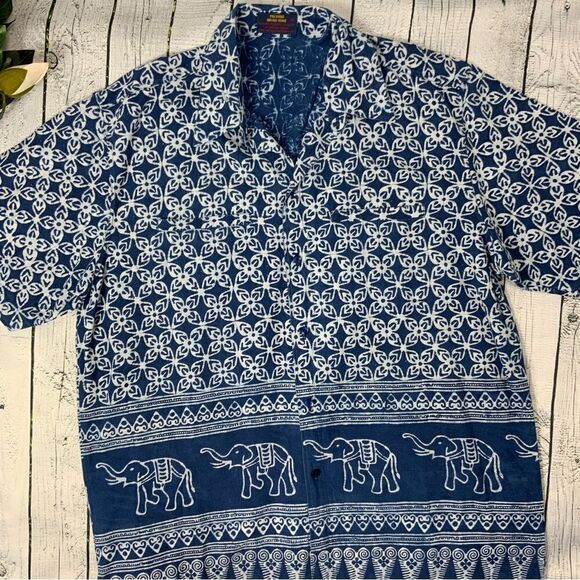 PALUANG Indigo Home short sleeve shirt - Picture 1 of 4